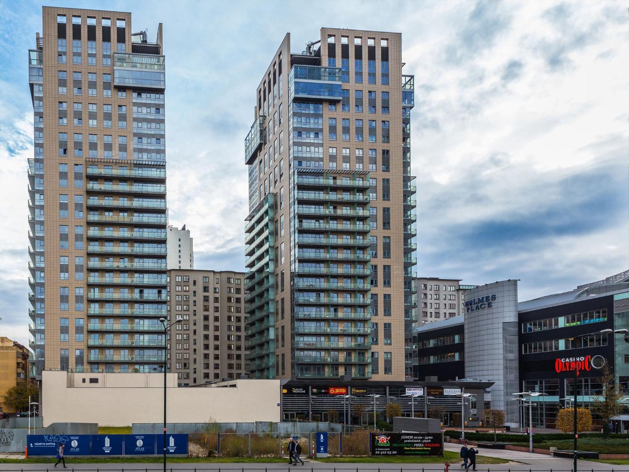Golden Apartments Warsaw - Big And Bright Apartment In Platinum Towers- Browary- Grzyb61A المظهر الخارجي الصورة